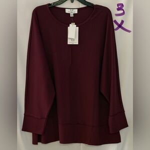 Magaschoni Deep Burgundy Sweatshirt